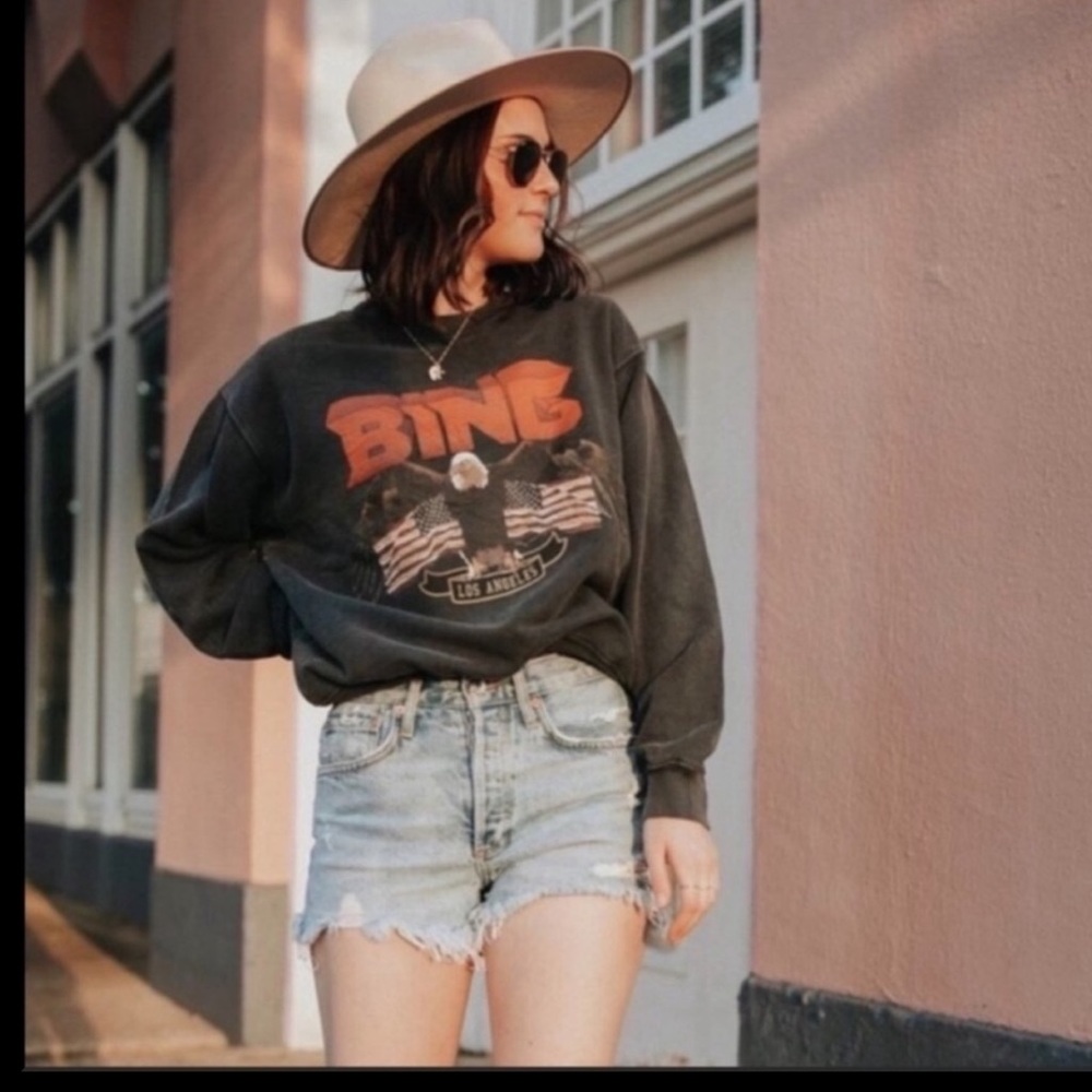 COPY - Anine Bing Vintage Eagle Sweatshirt